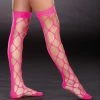 Dreamgirl Hosiery Neon Big Net Thigh High