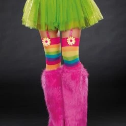 Dreamgirl Neon Pink Furry Boot Covers Accessories