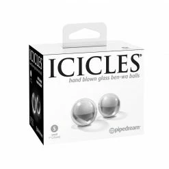 Pipedream Products Icicles No 41 Glass Ben Wa Balls, Small Bath & Massage