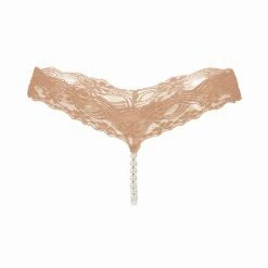 Flirty Kitty Sexy G String Underwear Thongs Lace Lingerie BK Panties