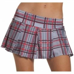 Be Wicked! Schoolgirl Plaid Pleated Skirt