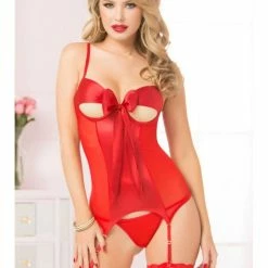 Seven Til Midnight Lingerie All Wrapped Up Merrywidow Set