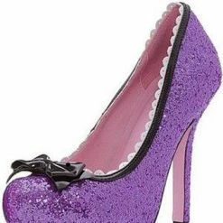 Leg Avenue Princess 5 Inch Glitter Pump With Bow