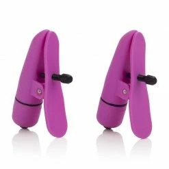 California Exotics Nipplettes Vibrating Clamps, Pink