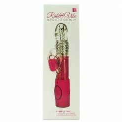 Topco Dazzling Delight Rechargeable Rabbit Vibe, Perfect Pink Vibrators, Wands, Massagers, Bullets & Eggs