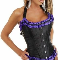 Daisy Corsets Debutante Steel Boned Tie Strap Burlesque Corset Lingerie